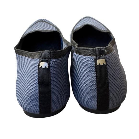 Birdies The Blackbird Knit Slip On Pointed Toe Flats, Lake Blue, Size 12 - Picture 4 of 7